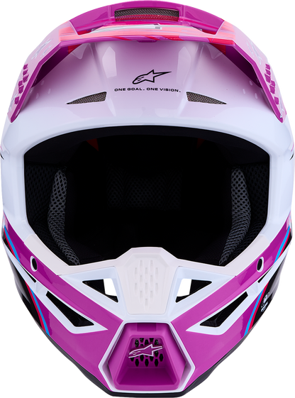 ALPINESTARS SM3 Helmet - Falcon - Purple/White/Black/Pink Fluo - Medium 8300927-3222-M