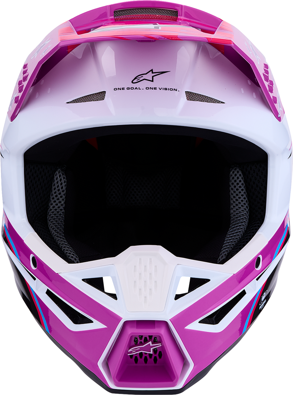 ALPINESTARS SM3 Helmet - Falcon - Purple/White/Black/Pink Fluo - 2XL 8300927-3222-2X