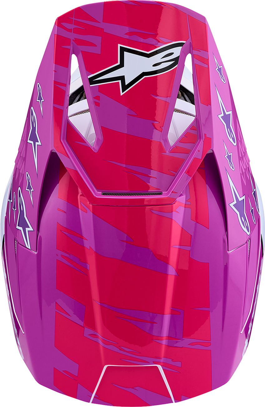 ALPINESTARS SM3 Helmet - Falcon - Purple/White/Black/Pink Fluo - Medium 8300927-3222-M
