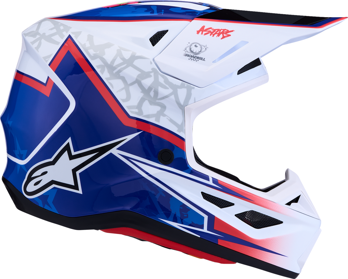 ALPINESTARS SM7 Helmet - Blaster - White/Blue/Red - XS 8301627-2217-XS