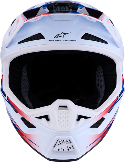 ALPINESTARS SM7 Helmet - Blaster - White/Blue/Red - 2XL 8301627-2217-2X