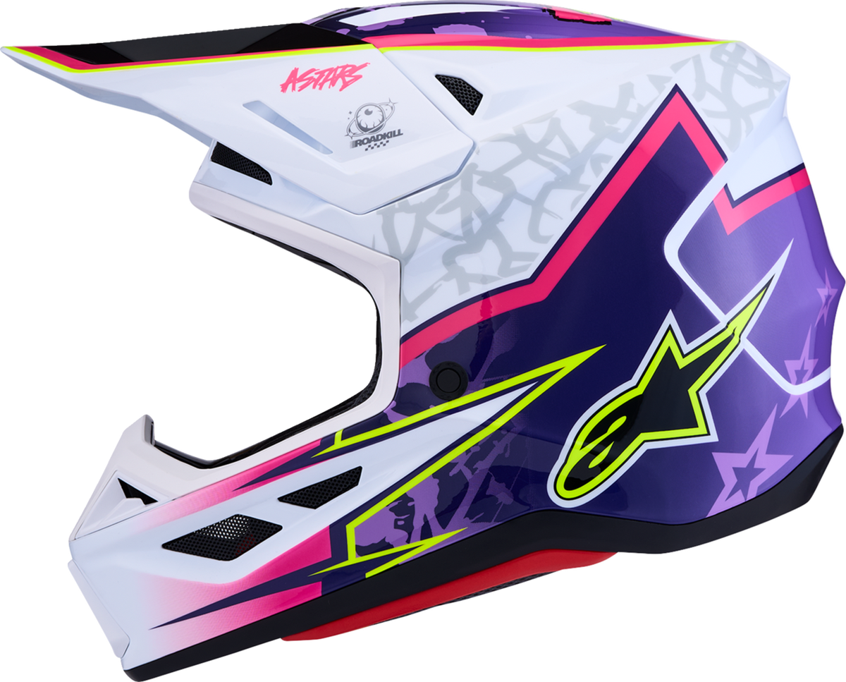 ALPINESTARS SM7 Helmet - Blaster - Purple/Pink/White - XS 8301627-3224-XS