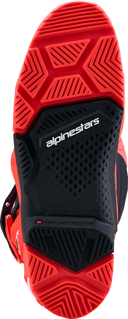 ALPINESTARS Tech 7 Enduro Boots - Black/Fluorescent Red - US 9 / EU 43 2010426-314-9