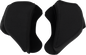 Z1R Scuzzi Cheek Pads - Black - Medium 0134-4240