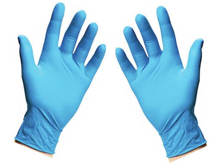 SPI DISPOSABLE NITRILE GLOVES - MEDIUM