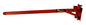 SPI TRAILING ARM, POLARIS, RIGHT SIDE, RED