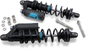 Legend Suspension Revo ARC Piggyback Shocks - 14 Inch Heavy Duty Black for Harley Davidson Dyna 1999-2017 - Part #1310-1893