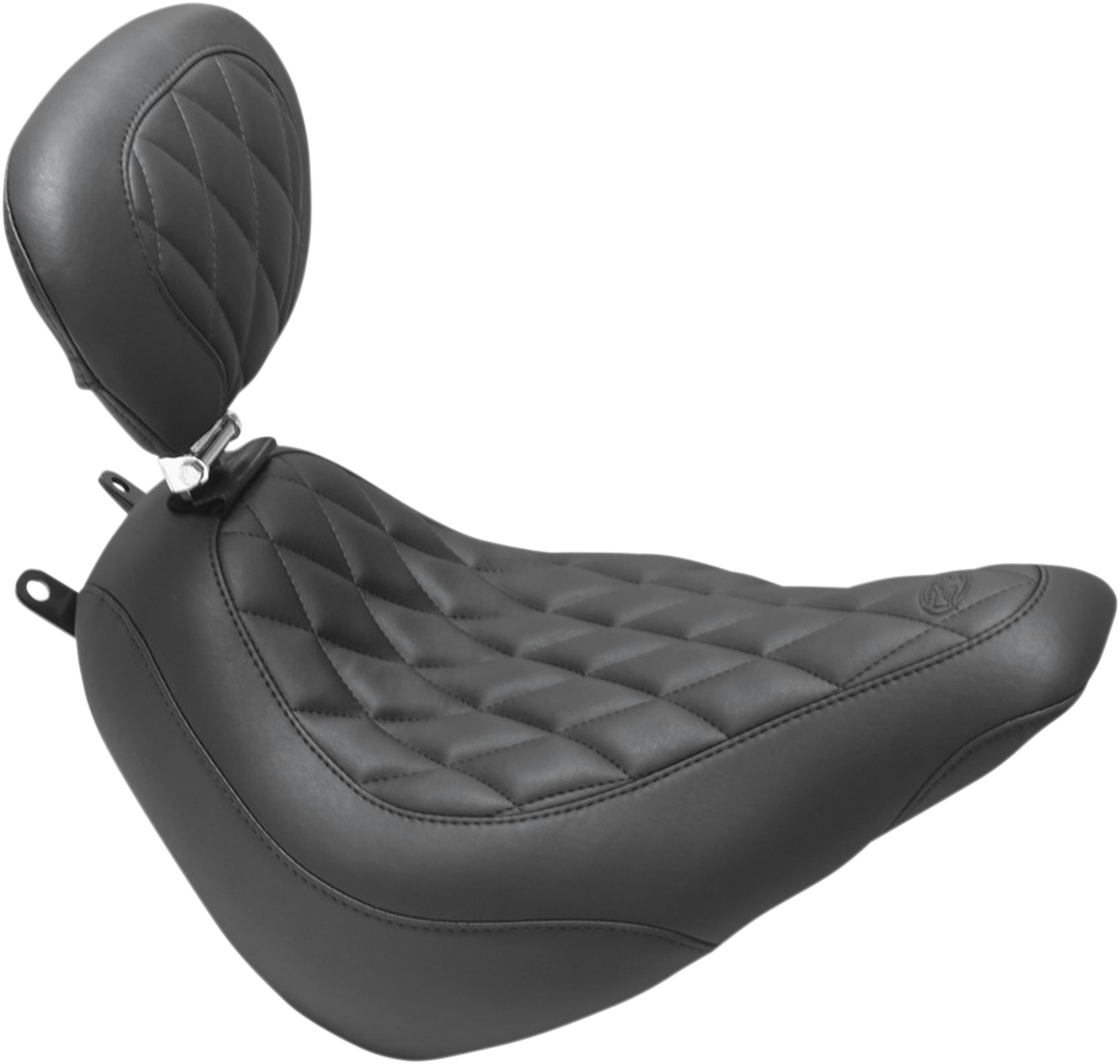 MUSTANG Wide Tripper™ Seat - with Driver's Backrest - Diamond 83007