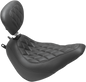 MUSTANG Wide Tripper™ Seat - with Driver's Backrest - Diamond 83007