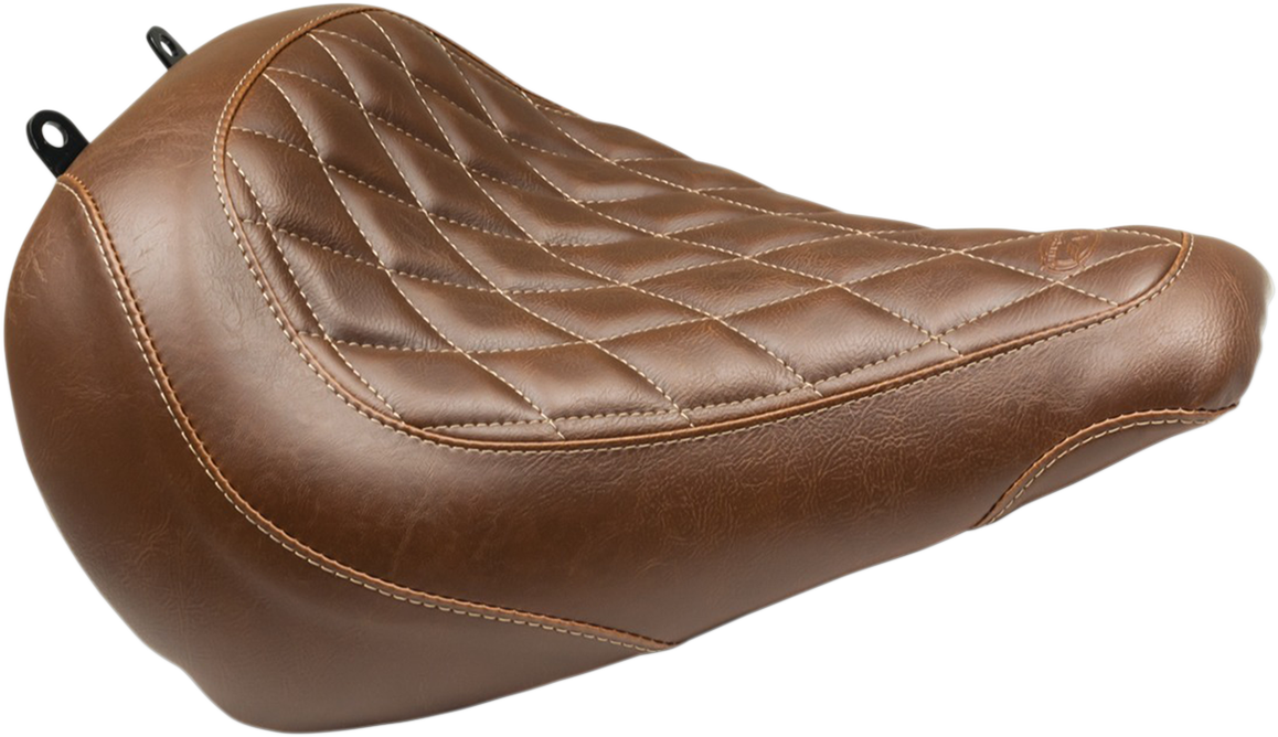 MUSTANG Seat - Wide Tripper™ Solo - without Backrest - Diamond - Brown 83023