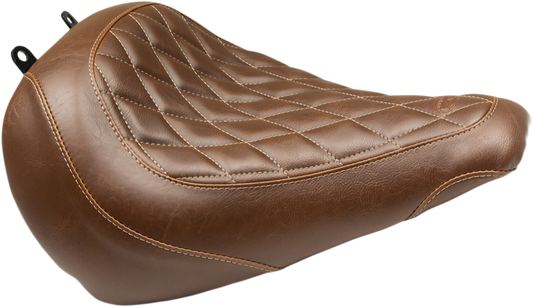 MUSTANG Seat - Wide Tripper™ Solo - without Backrest - Diamond - Brown 83023