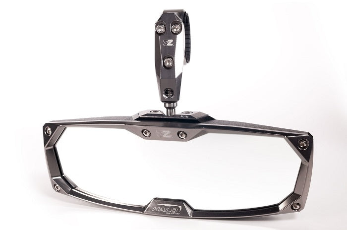 HALO-RA REAR VIEW MIRROR BILLET BEZEL - 2"