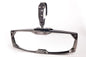 HALO-RA REAR VIEW MIRROR BILLET BEZEL - 2"