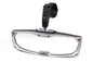 HALO-RA CAST REAR VIEW MIRROR W/CAST ALUMINUM BEZEL - 2"