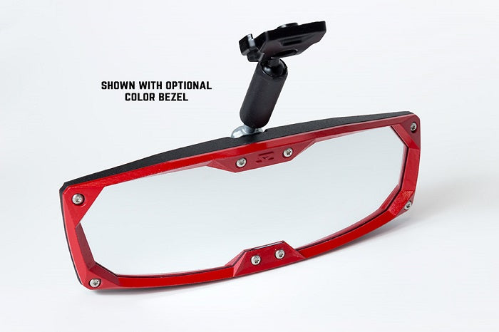HALO-R REAR VIEW MIRROR W/BEZEL - 2.0" ROUND TUBE