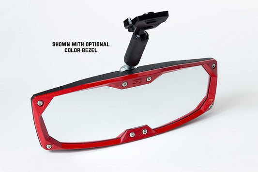 HALO-R REAR VIEW MIRROR W/BEZEL - 2.0" ROUND TUBE