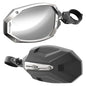 PHOTON SIDE VIEW MIRROR W/CAST ALUMINUM BODY & BEZEL - 1.75"
