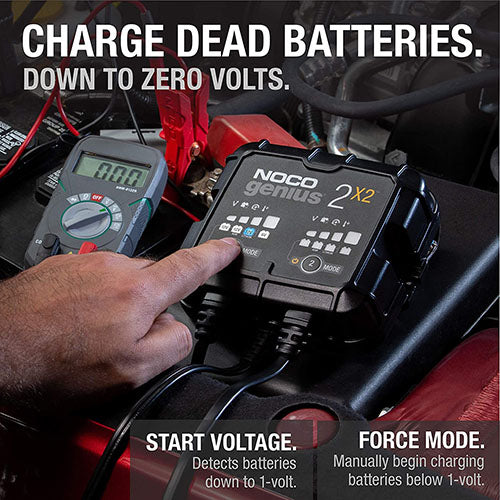 2-BANK 4A BATTERY CHARGER