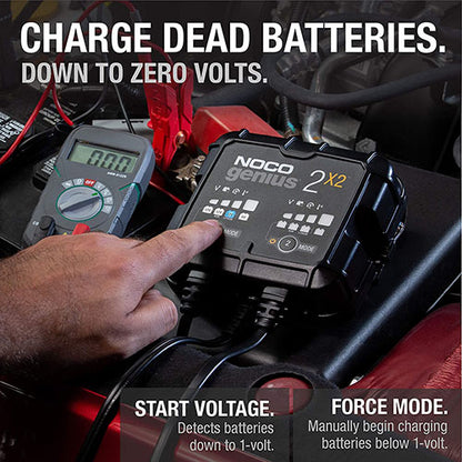 2-BANK 4A BATTERY CHARGER