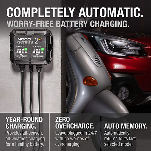 2-BANK 4A BATTERY CHARGER
