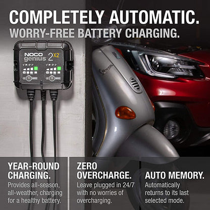 2-BANK 4A BATTERY CHARGER
