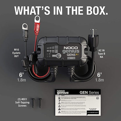 1-BANK 5A ONBOARD BATTERY CHARGER