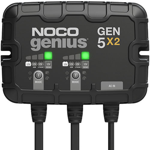 2-BANK 10A ONBOARD BATTERY CHARGER
