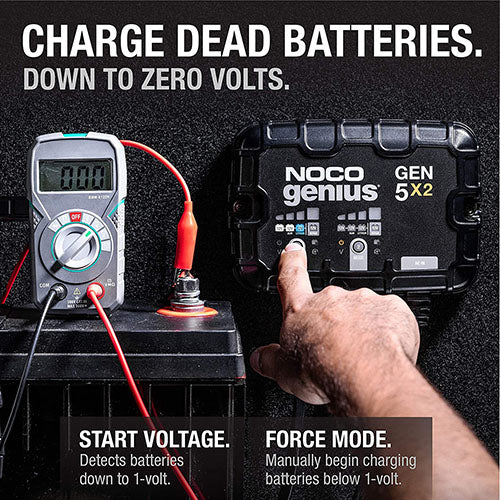 2-BANK 10A ONBOARD BATTERY CHARGER