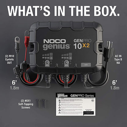 2-BANK 20A ONBOARD BATTERY CHARGER