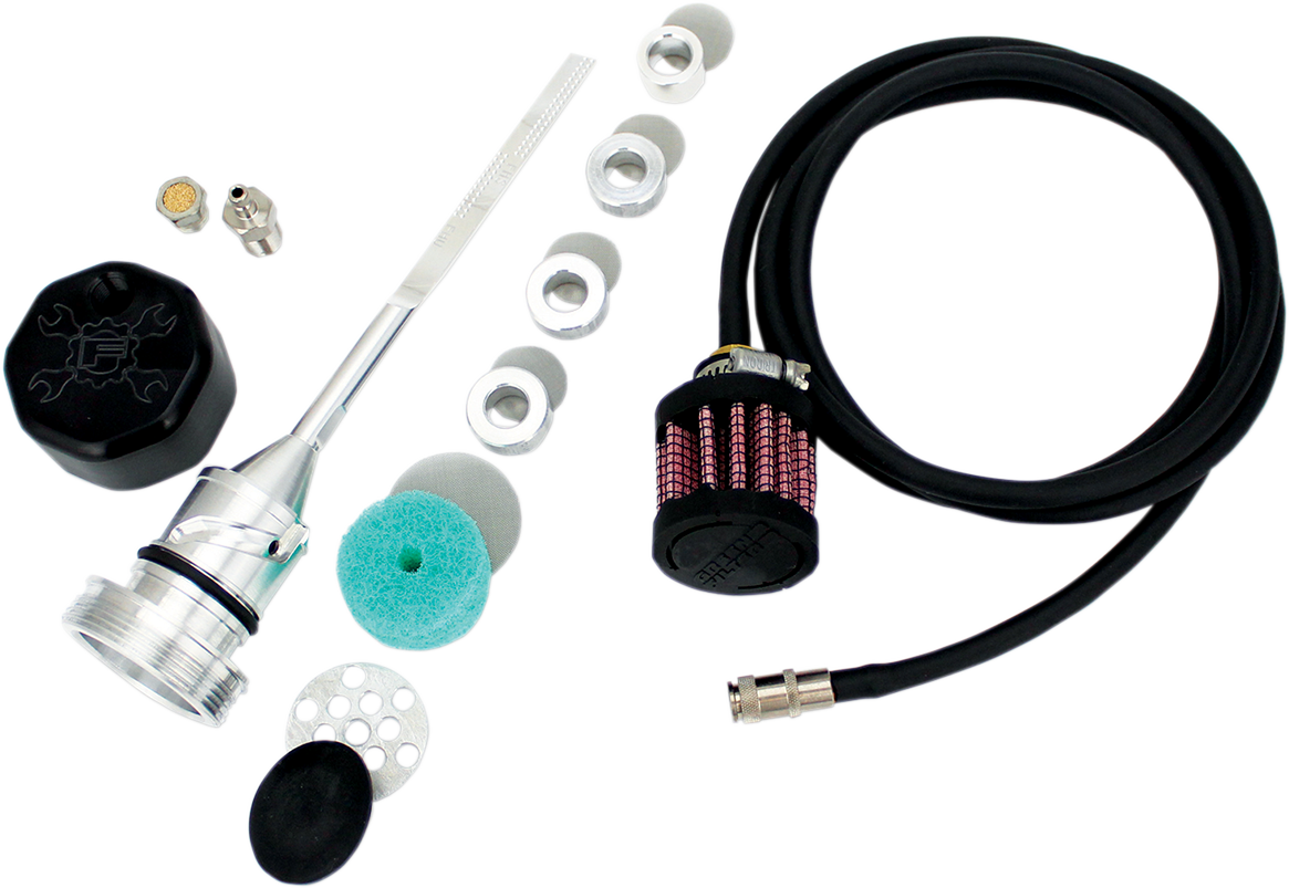 FEULING PARTS Vented Dipstick - Black - M8 Softail 3086