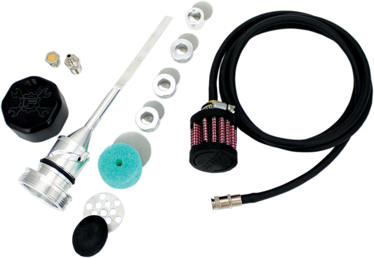 FEULING PARTS Vented Dipstick - Black - M8 Softail 3086