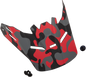 Z1R Youth Rise Visor Kit - Camo - Red 0132-1339