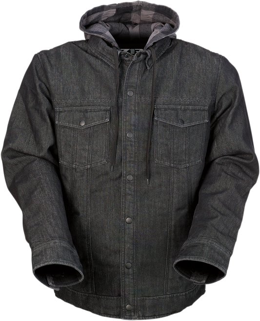 Z1R Timber Denim Shirt - Black/Gray - 4XL 2840-0080