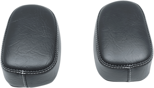 MUSTANG Armrest Pads - White Stitch - Roadmaster 76024WT
