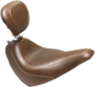 MUSTANG Wide Tripper™ Seat - with Driver's Backrest - Brown 83049