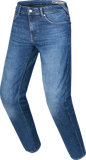 ALPINESTARS Flex-Ast 8 Denim Pants - Medium Blue - US 30 3320327-7348-30