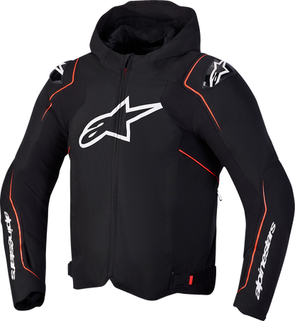 ALPINESTARS Zaca V2 Waterproof Jacket - Black/Red Fluo - Medium 3201127-1030-M