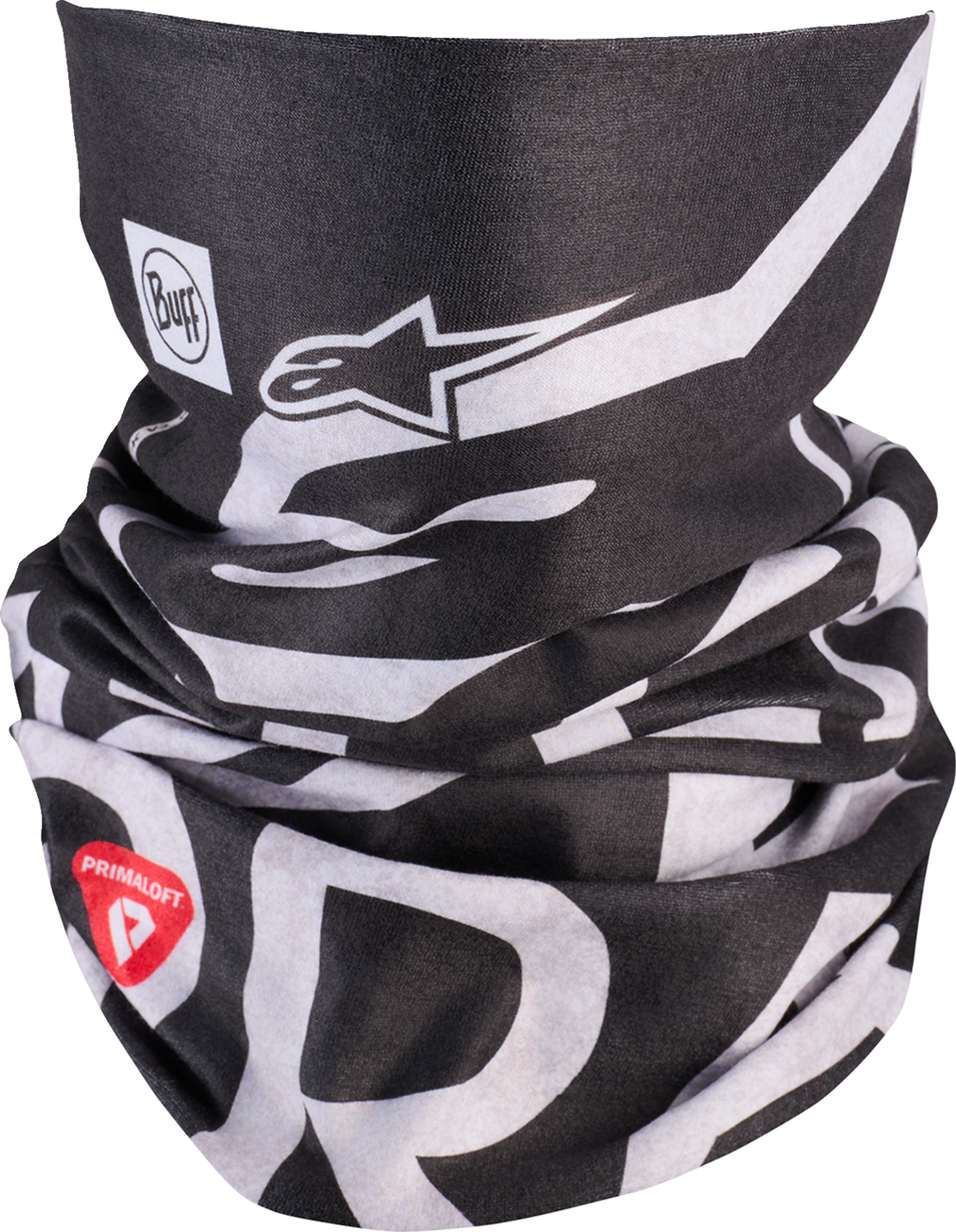 ALPINESTARS Buff® Peaks PrimaLoft® All Terra Neck Tube - Black/Gray 4751227-106-OS