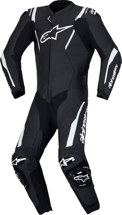 ALPINESTARS Missile v3 1-Piece Leather Suit - Black/White - US 48 / EU 58 3150127-12-58
