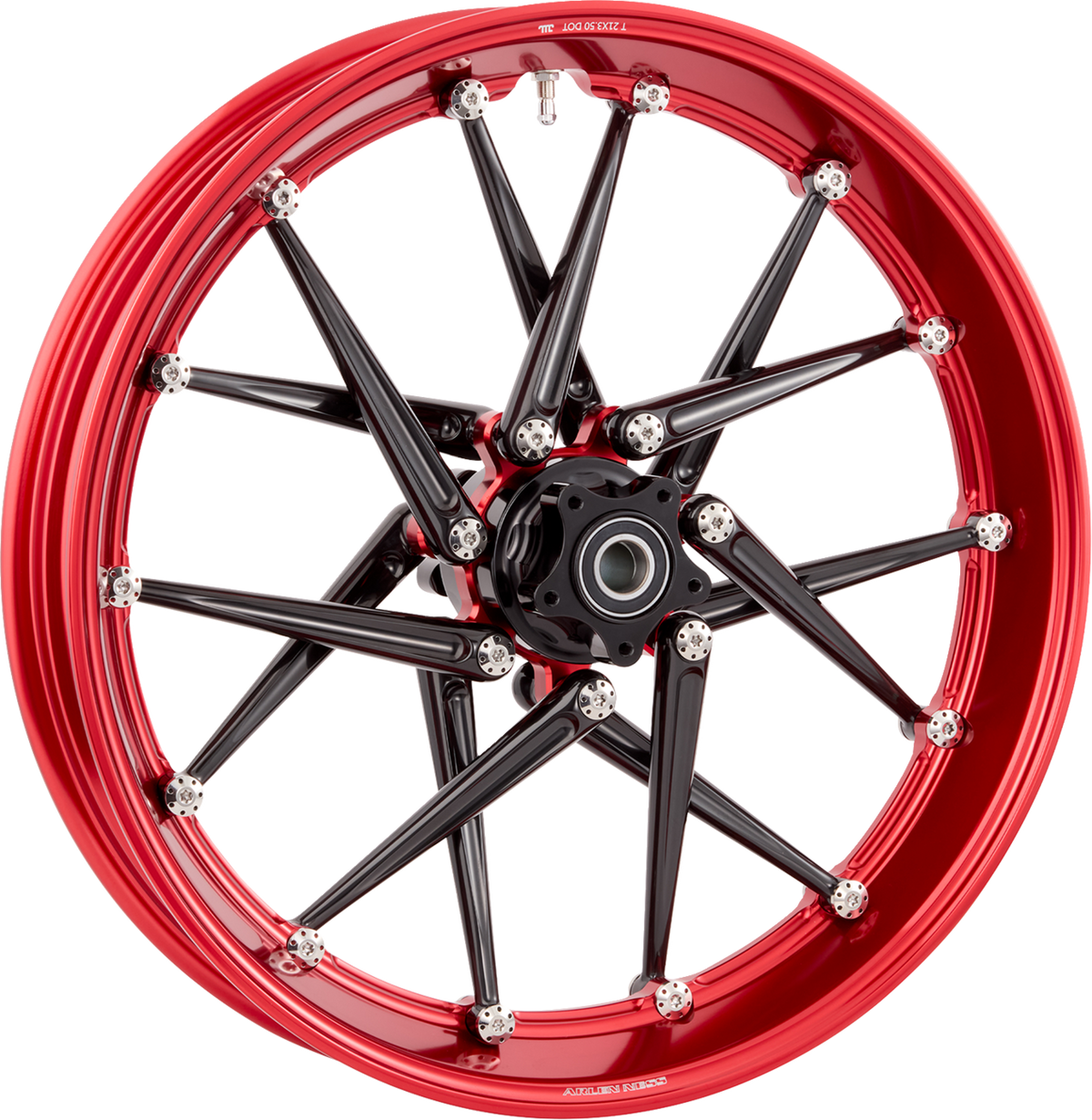 ARLEN NESS Spoken Rim - Red Rim/Black Spokes - 18x5.5 333-004