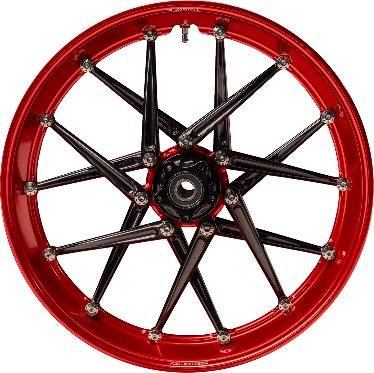 ARLEN NESS Spoken Rim - Red Rim/Black Spokes - 18x5.5 333-004