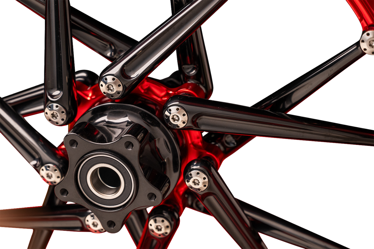 ARLEN NESS Spoken Rim - Red Rim/Black Spokes - 18x5.5 333-004
