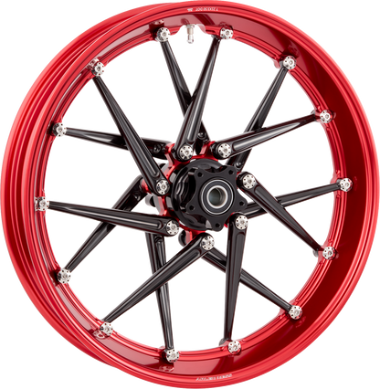 ARLEN NESS Spoken Rim - Red Rim/Black Spokes - 19x3.25 333-012