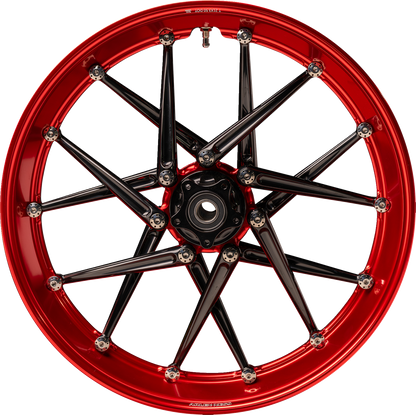 ARLEN NESS Spoken Rim - Red Rim/Black Spokes - 19x3.25 333-012