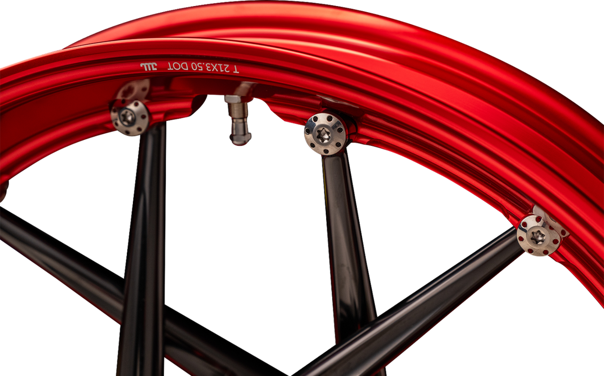 ARLEN NESS Spoken Rim - Red Rim/Black Spokes - 19x3.25 333-012