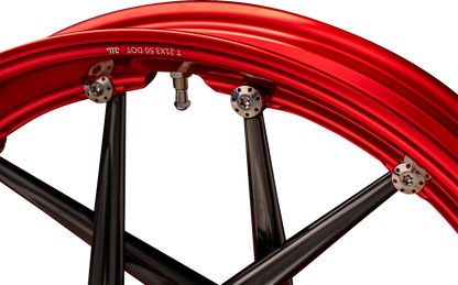 ARLEN NESS Spoken Rim - Red Rim/Black Spokes - 19x3.25 333-012