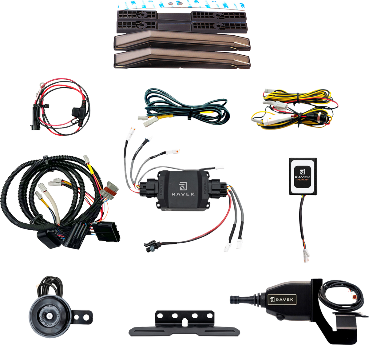 RAVEK Gen3 Speakeasy Turn Signal Kit for Kawasaki Mule with Lever, 67-105SL