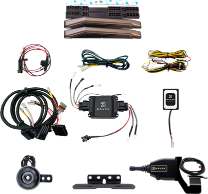 RAVEK Gen3 Speakeasy Turn Signal Kit for Kawasaki Mule with Lever, 67-105SL