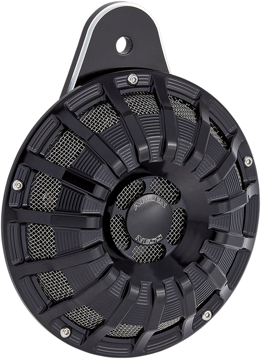 ARLEN NESS Custom Horn - 15 Spoke - Black - Big Twin 70-260