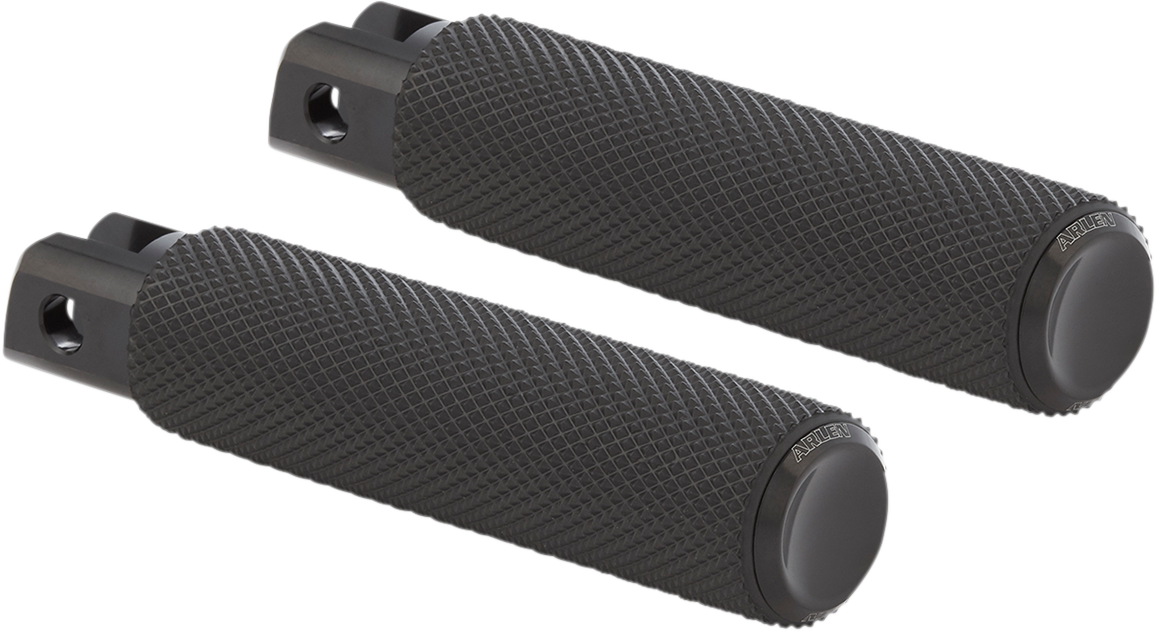 ARLEN NESS Passenger Knurled Foot Pegs - Black - FX/FL '18-'25 07-942